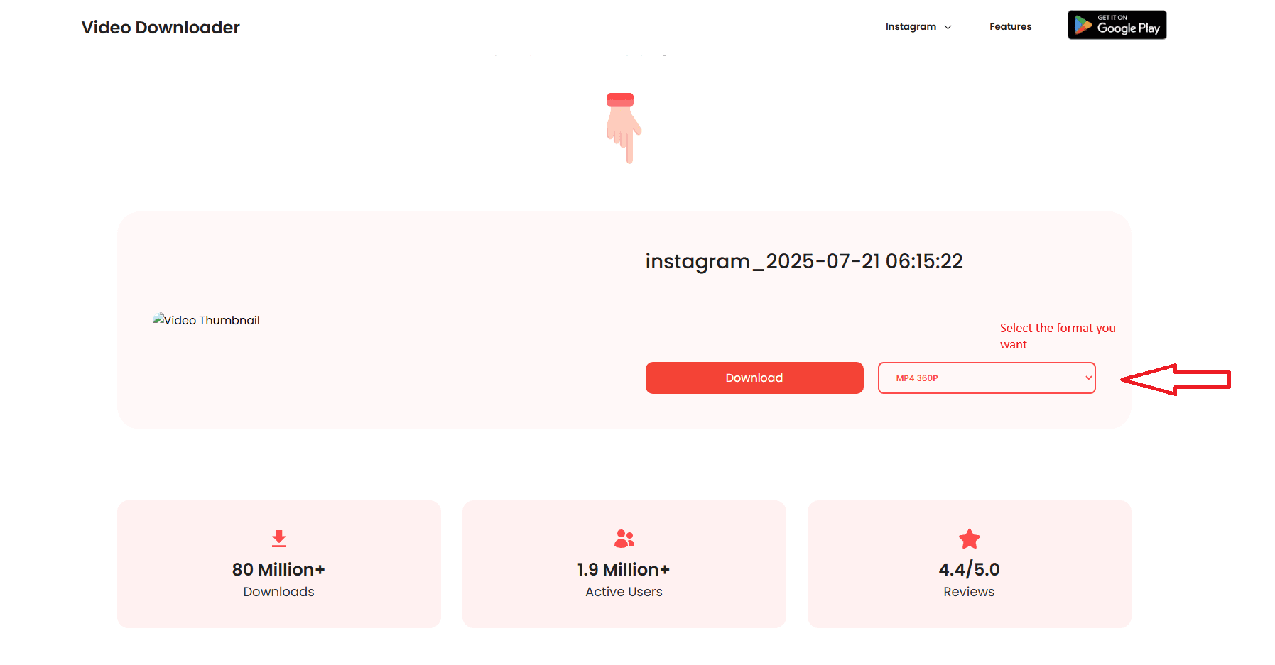Facebook Reels Downloader