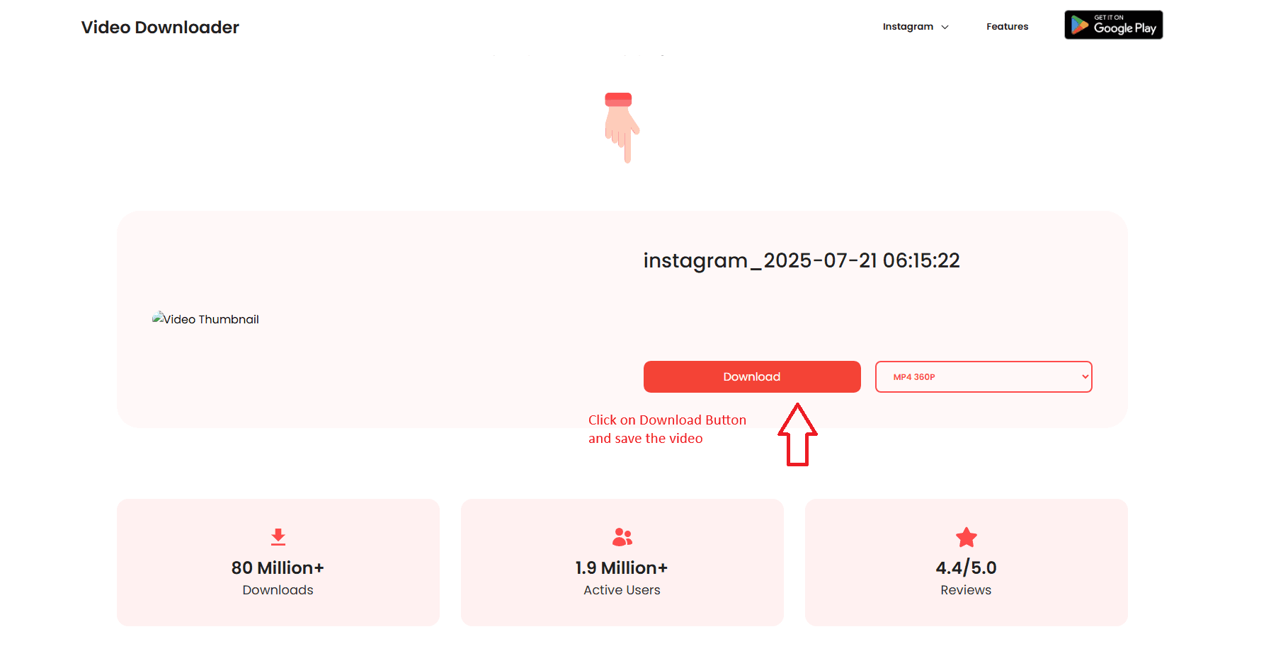 Facebook Reels Downloader