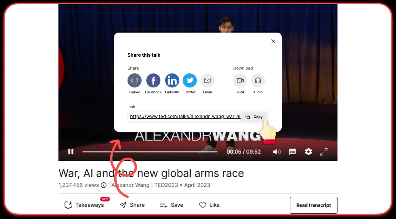 Download Tedtalk Video