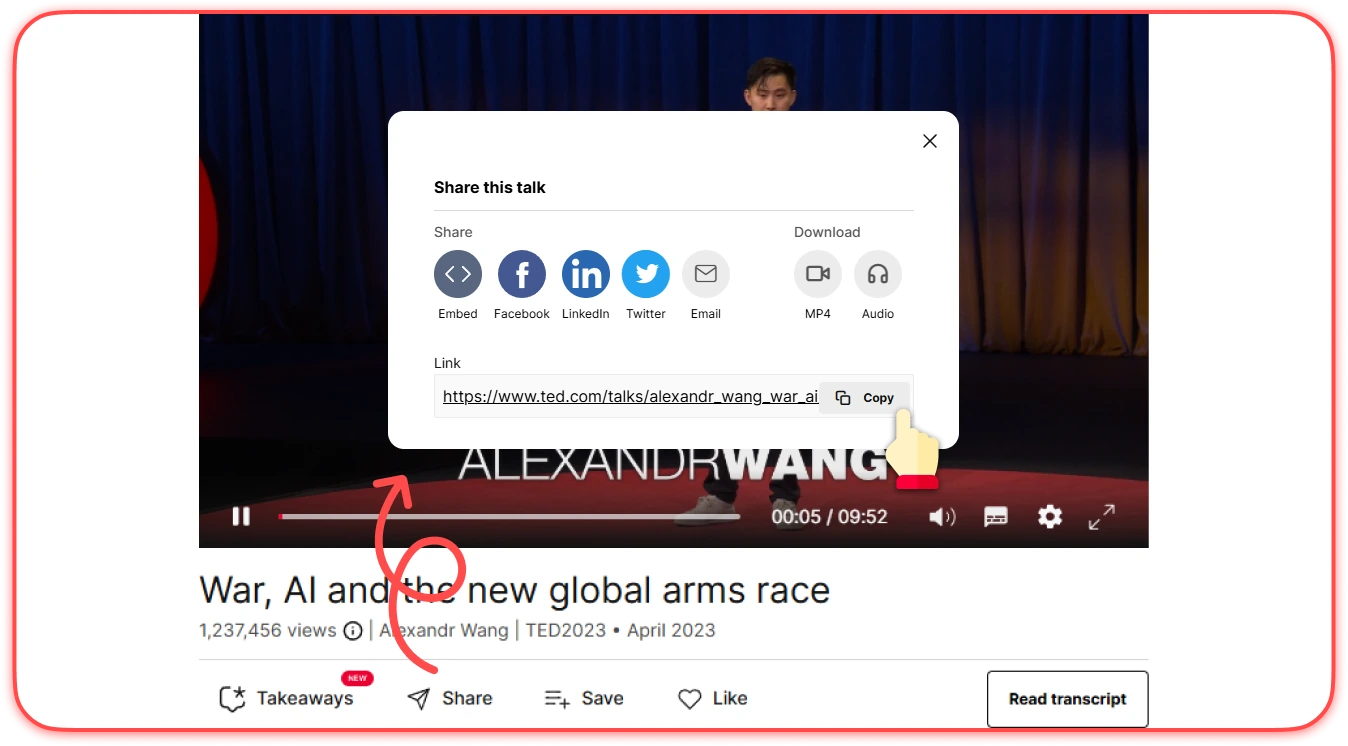 Download Tedtalk Video